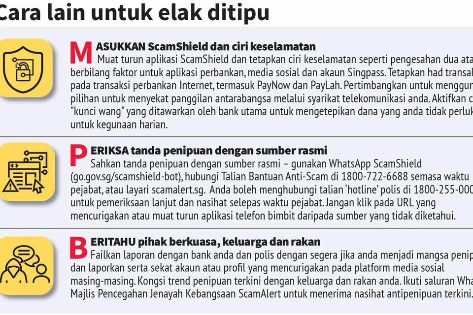 BERJAGA-JAGA: Orang ramai dinasihatkan agar terus berwaspada terhadap perisian hasad atau malware dan ikuti saranan berikut.