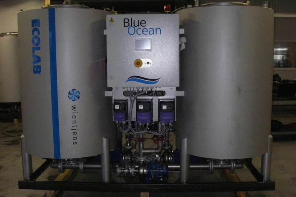 KITAR SEMULA: Sistem Blue Ocean merupakan sistem penapisan yang dipasang di Hotel Laundry. Syarikat itu menggunakan pembiayaan Dana Kecekapan Air PUB pada 2017 untuk memasang sistem yang mengitar semula air sisa kembali ke mesin basuh.