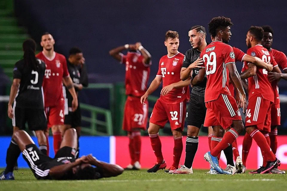 TEBUS KECEWA?: Kekecewaan tewas dalam empat perlawanan separuh akhir sebelum ini juga pasti membakar semangat pemain Bayern yang kini di bawah bimbingan Hans-Dieter Flick. - Foto AFP 