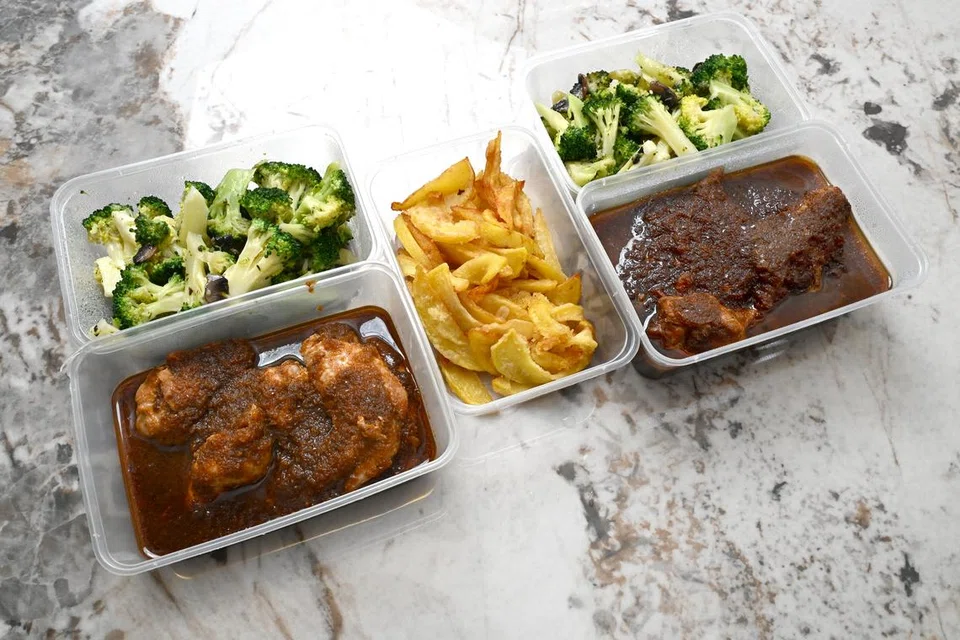 Singapore, mangkuk tingkat, food delivery