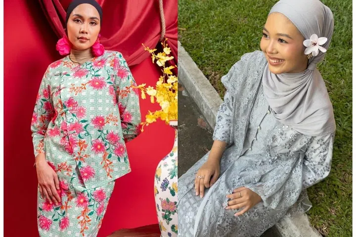 bayu somerset, putrisalat, trend baju raya 