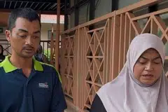 Batu Pahat, murid, sekolah rendah, van, dilanggar, maut, bapa