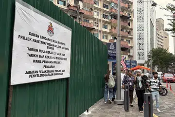 Jalan masjid India, kuala lumpur, dinaik taraf 