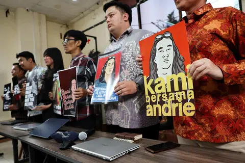 Kes serangan asid aktivis, Indonesia, KontraS, TAUD, Andrie Yunus