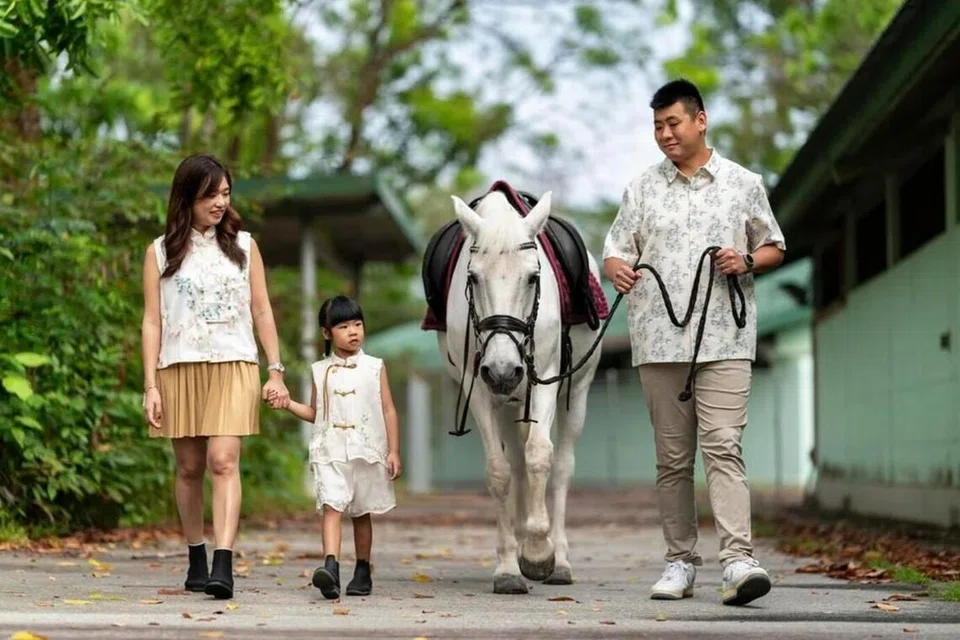 Tahun Baru Cina, CNY, Tahun Kuda, Bukit Timah Saddle Club, sesi fotografi