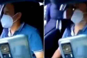 Tangkap layar video tular kes seorang pemandu swasta dipukul di kepala oleh seorang polis pengiring kenamaan atau VVIP di sebuah hotel di Kuala Lumpur pada Mei lalu.