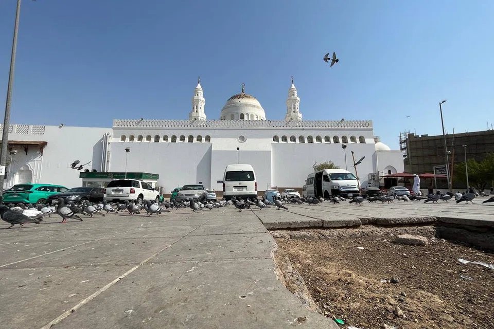 MASJID QUBA: Masjid ini dipercayai yang pertama dibina semasa zaman Rasulullah saw. 