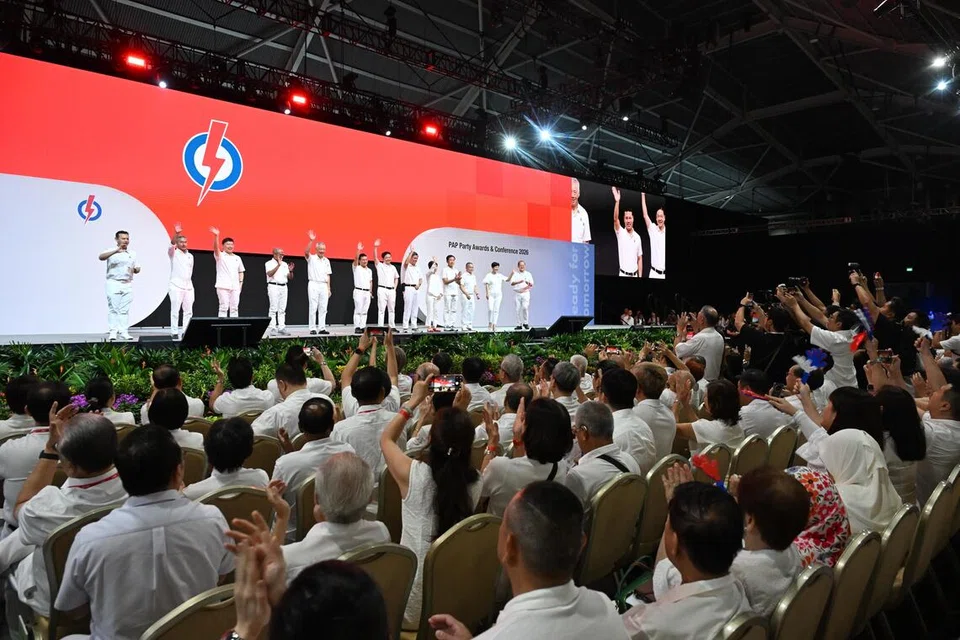 Persidangan dan Anugerah Parti Tindakan Rakyat (PAP) 2026 di Ekspo Singapura pada 25 Oktober.
