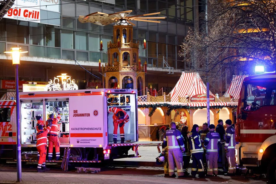 Polis telah menahan seorang suspek yang merupakan seorang doktor Arab Saudi berusia 50 tahun, selepas kereta yang dipandunya merempuh sekumpulan pengunjung di Pasar Krismas di  Magdeburg, Jerman,  pada 21 Disember. 