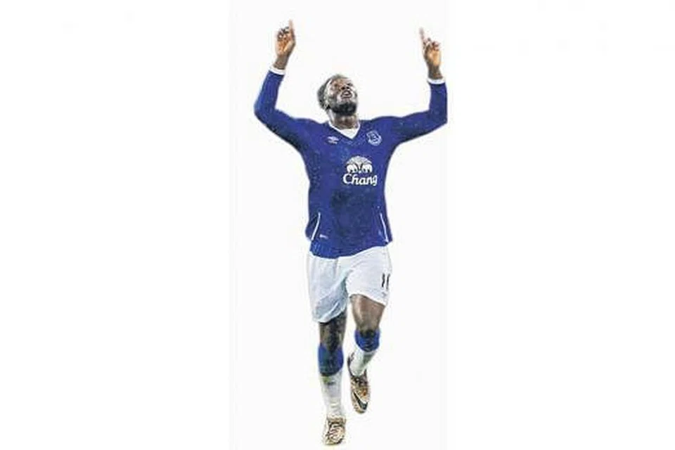 15 GOL: Jamie Vardy dan Romelu Lukaku (gambar) masing-masing menjaringkan 15 gol bagi Leicester City dan Everton setakat ini. - Foto-foto AFP, Reuters