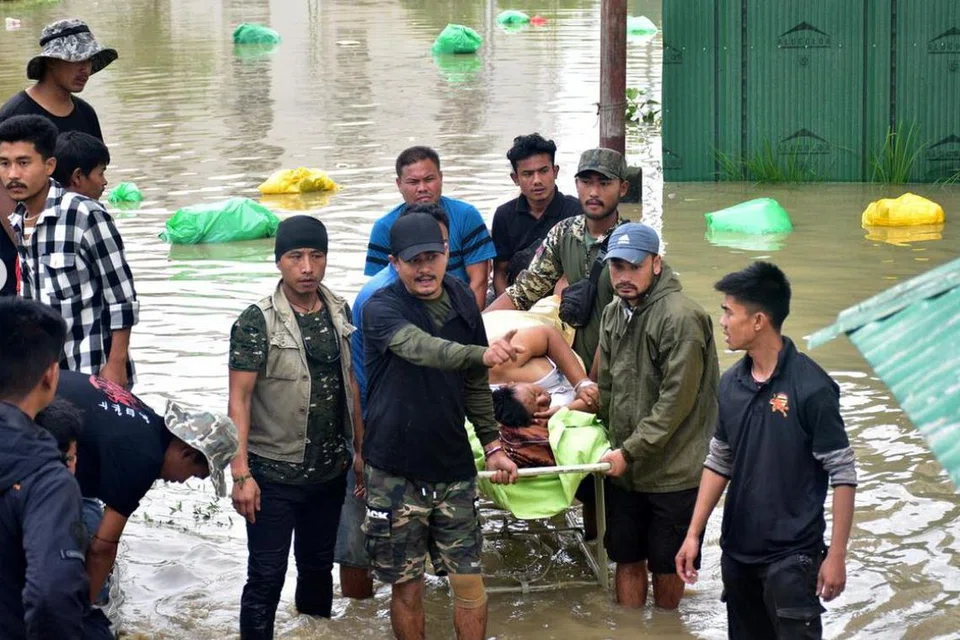 India, Bangladesh, flood, banjir