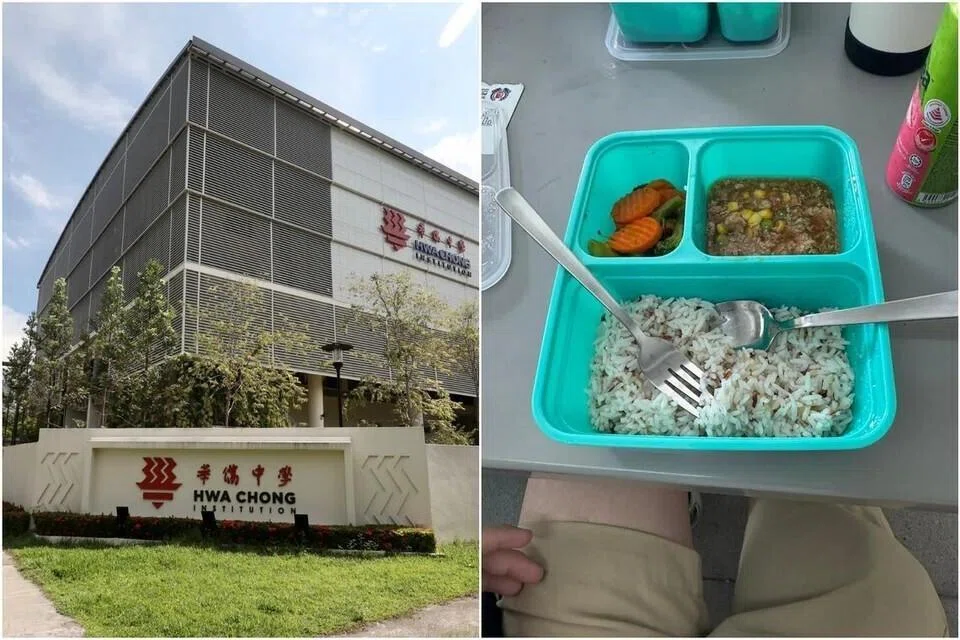 Institusi Hwa Chong, bento, school canteen food 