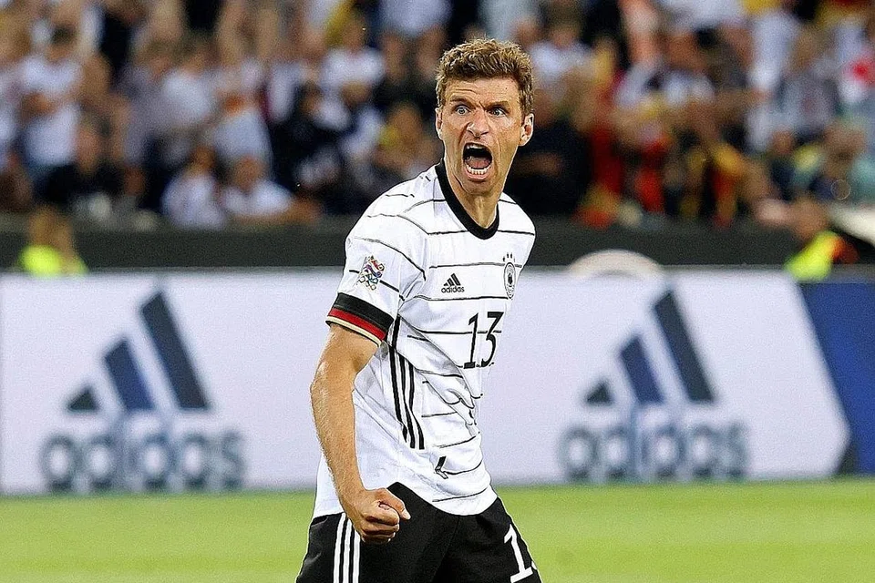 PENYERANG JERMAN THOMAS MULLER. - Foto REUTERS
