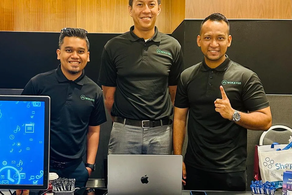 Pengasas WokayGo, dari kiri Encik Muhammad Feroz Yusman (COO), Encik Mohamad Faizal Mohd Senen (CTO) dan Encik Muhammad Hilmi Abdul Khalid (CEO)