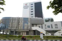 KAMPUS SKH: Kampus SKH merangkumi kededua Hospital Besar Sengkang dan Hospital Masyarakat Sengkang, bagi memudahkan pesakit mendapat pelbagai khidmat perubatan daripada diagnosis awal dan rawatan sehingga pemulihaan. - Foto WANBAO