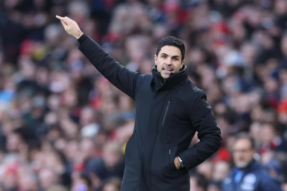 BELUM PUAS HATI: Pengurus Arsenal Arteta masih belum berpuas hati dengan pencapaian Arsenal.
