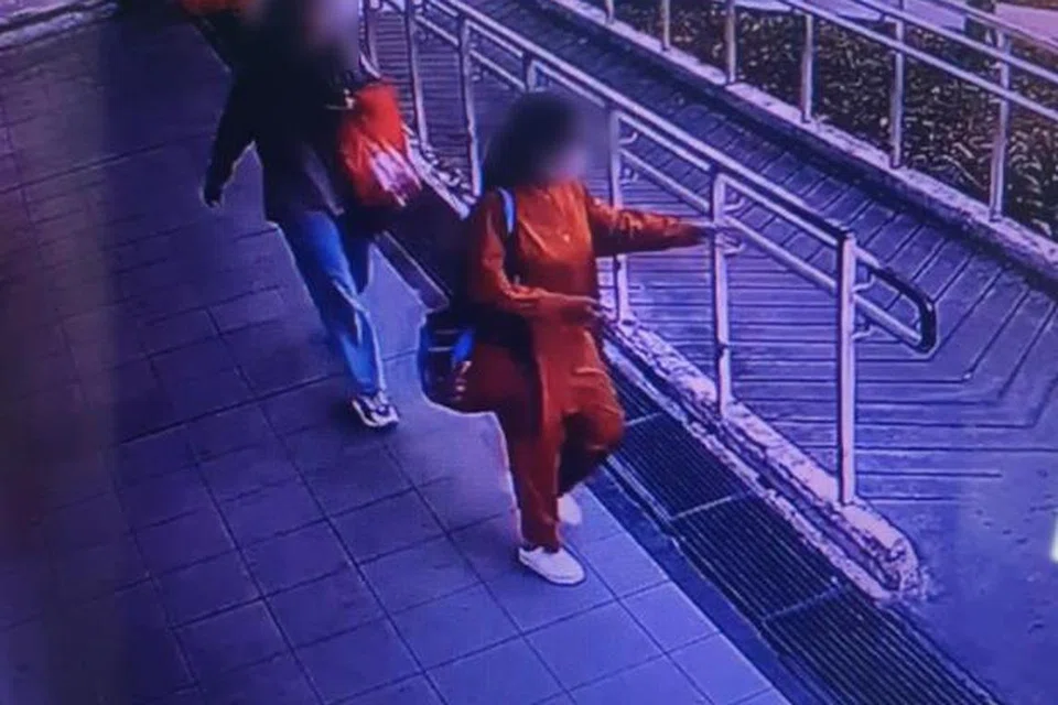 SUSPEK DIKESAN: Dengan rakaman video dari rakaman kamera litar tertutup (CCTV) yang merakamkan suspek wanita di tempat kejadian, pihak polis kemudian menggunakan PolCam untuk menjejak langkahnya.