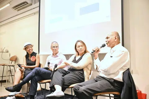 nmp, Cik Anthea Ong, Encik Laurence Lien, Cik Kuik Shiao-Yin dan Encik Chandra Mohan K. Nair
