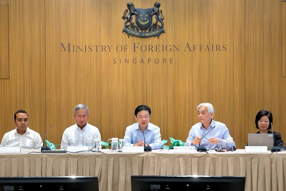 Ketua Misi S’pura, hubungan antarabangsa, lawrence wong