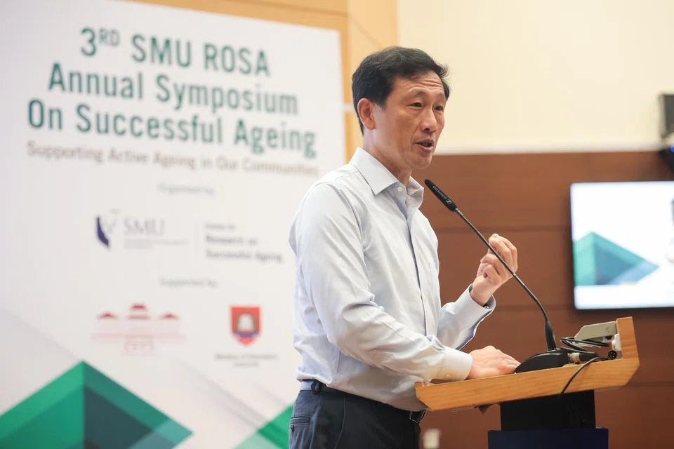 MATLAMAT KESIHATAN: Menteri Kesihatan, Encik Ong Ye Kung, berkata keutamaan Singapura adalah merapatkan jurang antara jangka hayat dan tahap kesihatan warga.