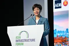MENGEMBANGKAN INFRASTRUKTUR MAMPAN: Cik Indranee berkata klinik kewangan yang akan dianjurkan oleh Infrastructure Asia dan Bank Pembangunan Asia (ADB) akan memperkukuh dan mengembangkan projek infrastruktur mampan yang boleh dipercayai di rantau ini. - Foto INFRASTRUCTURE ASIA.