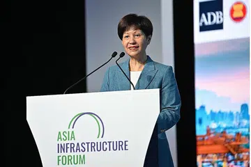 MENGEMBANGKAN INFRASTRUKTUR MAMPAN: Cik Indranee berkata klinik kewangan yang akan dianjurkan oleh Infrastructure Asia dan Bank Pembangunan Asia (ADB) akan memperkukuh dan mengembangkan projek infrastruktur mampan yang boleh dipercayai di rantau ini. - Foto INFRASTRUCTURE ASIA.