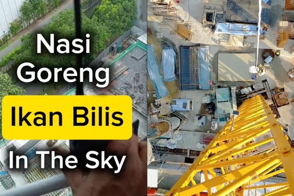 Encik Fadly Ahmad (gambar sisipan), mencuri perhatian netizen dengan video TikToknya yang menunjukkan kehidupan hariannya sebagai pengendali kren seperti memasak dan semasa perlukan ‘tandas’ bila dalam kabin kren.