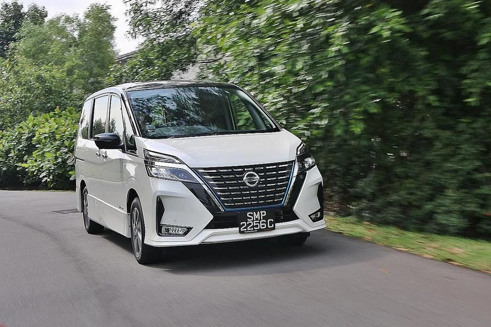 DUA ENJIN: Nissan Serena E-Power bergerak seperti kereta elektrik, menawarkan tork dengan pantas dan senyap, enjin elektriknya dicas oleh enjin petrol yang kecil. - Foto fail