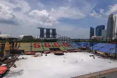 NDP, jalan ditutup, pertunjukan NE