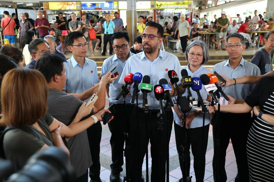 Pritam Singh, Gerald Giam, Sylvia Lim, Fadli Fawzi, Kenneth Tiong