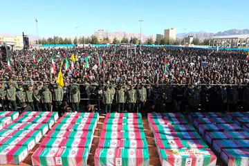SERANGAN PENGGANAS: Sekurang-kurangnya 100 orang dipercayai terbunuh dalam serangan di Kerman, bandar di selatan Iran pada 3 Januari.