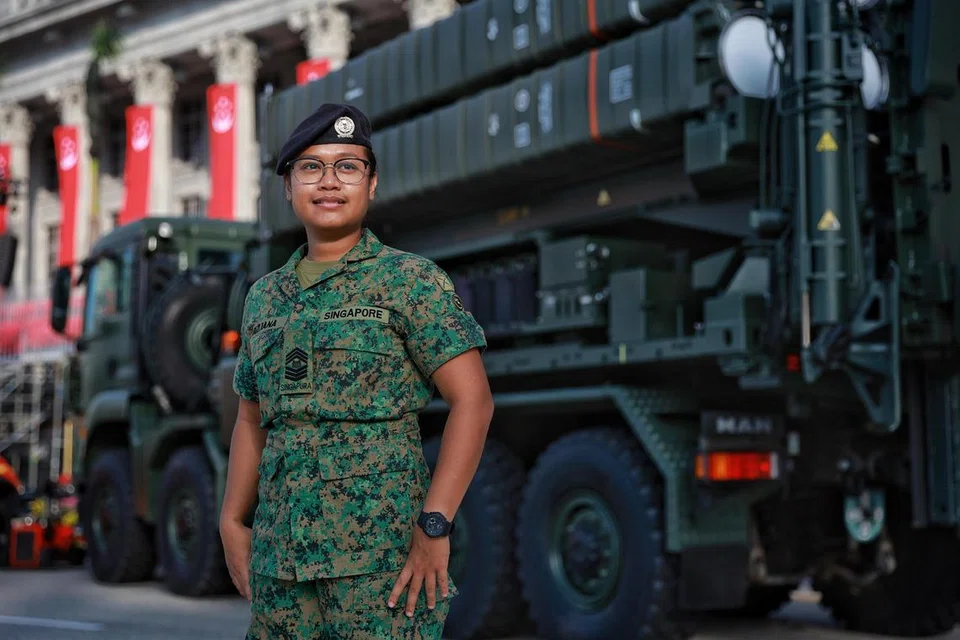 GHAIRAH: MSG Nurizliana Mohd Rizal akan menyertai NDP buat kali pertama sebagai salah seorang peserta yang akan menaiki kereta berhias utama tentera dalam segmen Perbarisan Pertahanan Mutlak baru NDP tahun ini.