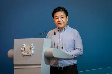GANTI ENCIK THARMAN: Encik Lawrence Wong akan bertindak selaku pengerusi Majlis Penasihat Antarabangsa (IAC) Lembaga Pembangunan Ekonomi (EDB) mulai Sabtu.