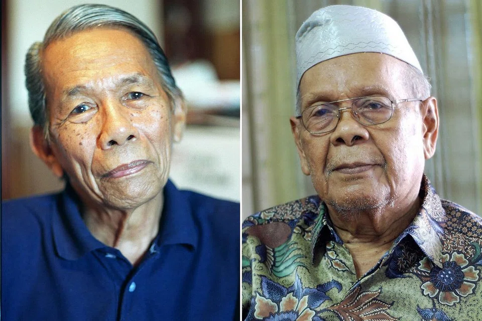 (Kiri) ALLAHYARHAM DR MASURI SALIKUN (MASURI SN); (Kanan) ALLAHYARHAM DR MUHAMMAD ARIFF AHMAD (MAS)