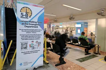 jabatan kecemasan, A&E, lama tunggu