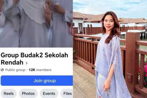 Kumpulan Facebook (FB) dikenali sebagai ‘Group Budak-Budak Sekolah Rendah’ antara yang berjaya ditutup Suruhanjaya Komunikasi dan Multimedia Malaysia. Gambar kanan menunjukkan pempengaruh. Cik Wee Yun Nee atau Mek Yun, 28 tahun, antara mangsa yang gambarnya ketika zaman persekolahan dieksploitasi pengikut kumpulan FB terbabit. 