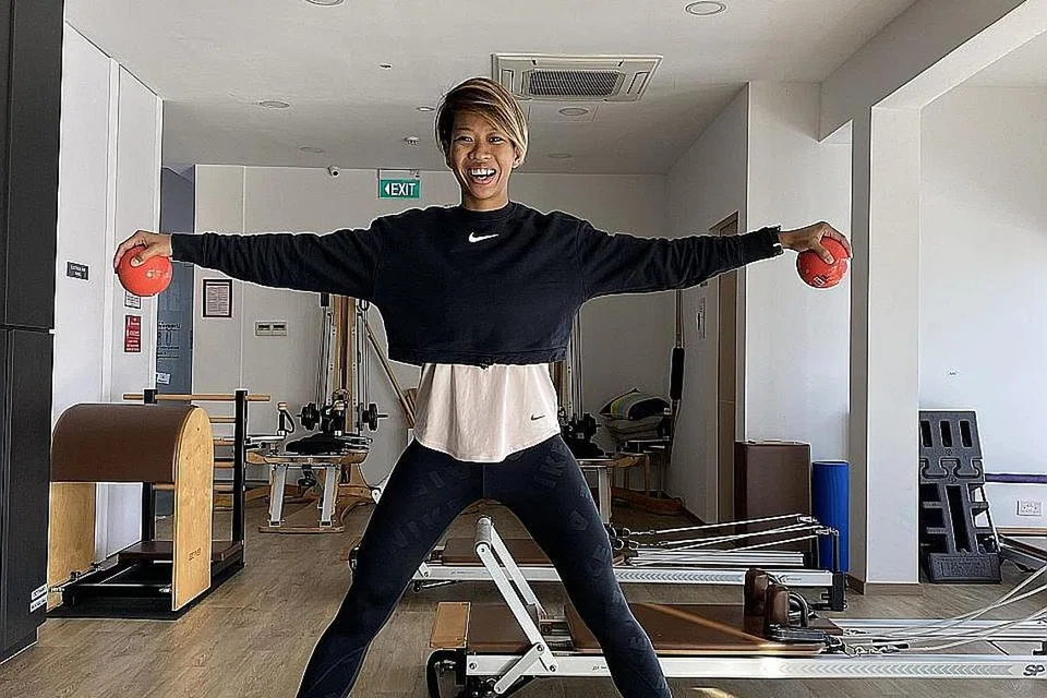 MINAT SEJAK KECIL: Sejak kecil lagi, Cik Noorzawany Misban selalu aktif dan bercita-cita untuk menjadi seorang pelatih untuk membantu orang lain mencapai versi terbaik diri mereka melalui senaman. - Foto ihsan SHUKRI SAMSURI