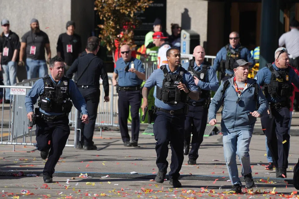 Polis bertindak selepas kejadian tembakan berdekatan acara sambutan kemenangan kejohanan Super Bowl di Kansas City, Amerika Syarikat.