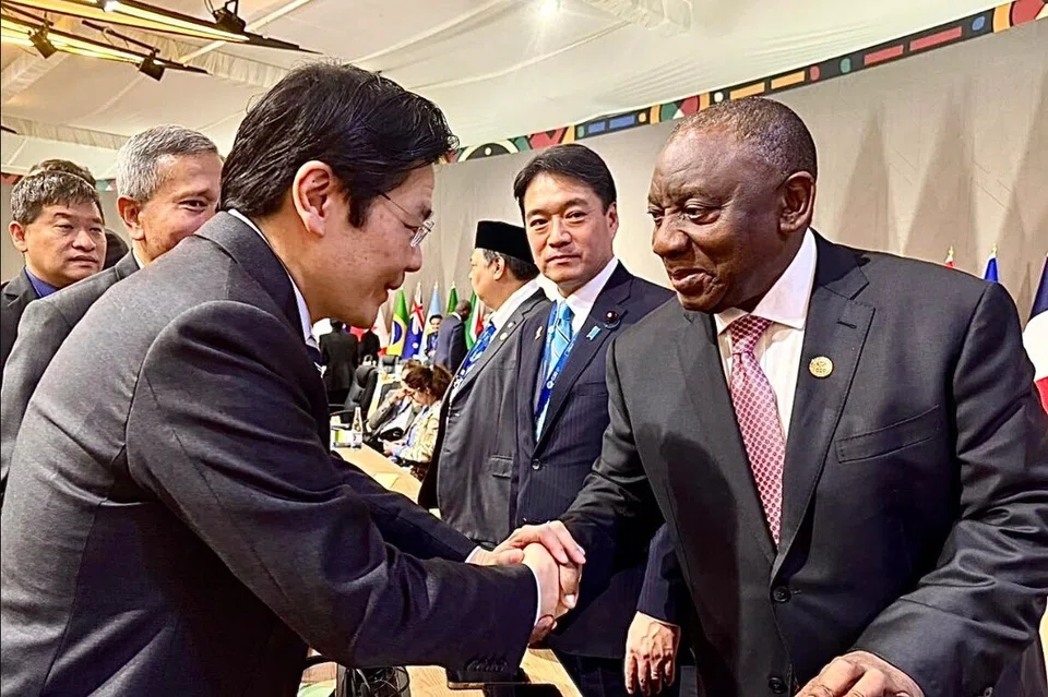 Perdana Menteri, Encik Lawrence Wong, mengucapkan terima kasih kepada Presiden Afrika Selatan, Encik Cyril Ramaphosa, di platform X atas jemputan ke Sidang Kemuncak G20 bersejarah tahun ini, yang pertama diadakan di benua Afrika.