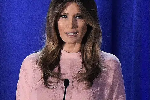 CIK MELANIA TRUMP: Memfail saman terhadap blogger Webster Tarpley dan akhbar tabloid 'Daily Mail', selepas akhbar itu menyiarkan artikel yang secara salah menuduh beliau menjadi pelacur kelas atasan. - Foto AFP