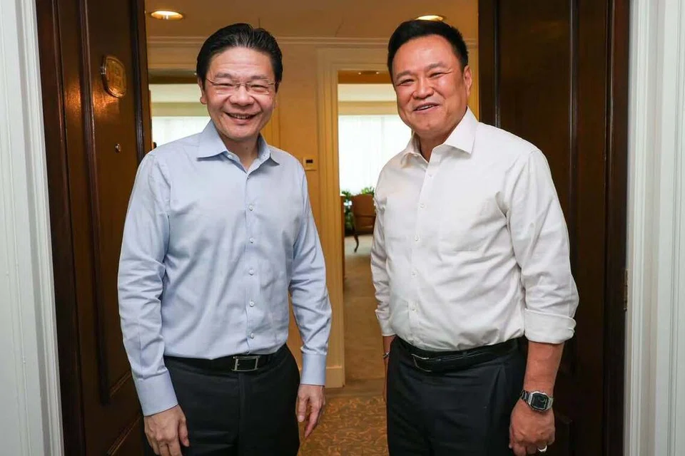Lawrence Wong, Anutin Charnvirakul, hubungan Singapura Thailand