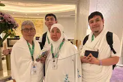 Haji, Tanah Suci, Komplikasi Jantung, ibu, Noridah Mohammed Nasir, Azmi Ramlan