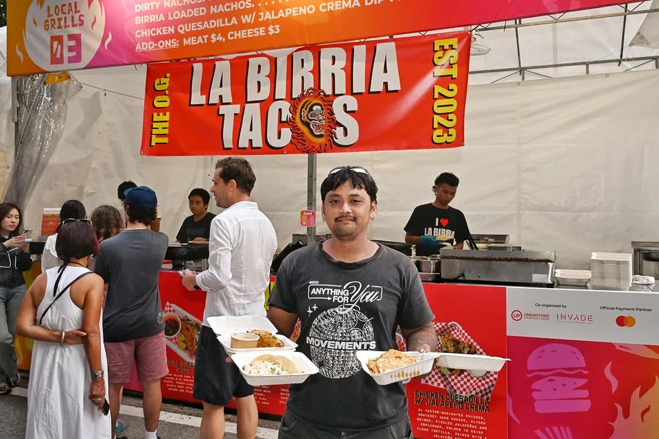 la birria tacos, sentosa grillfest, shakir zufayri mohammad 