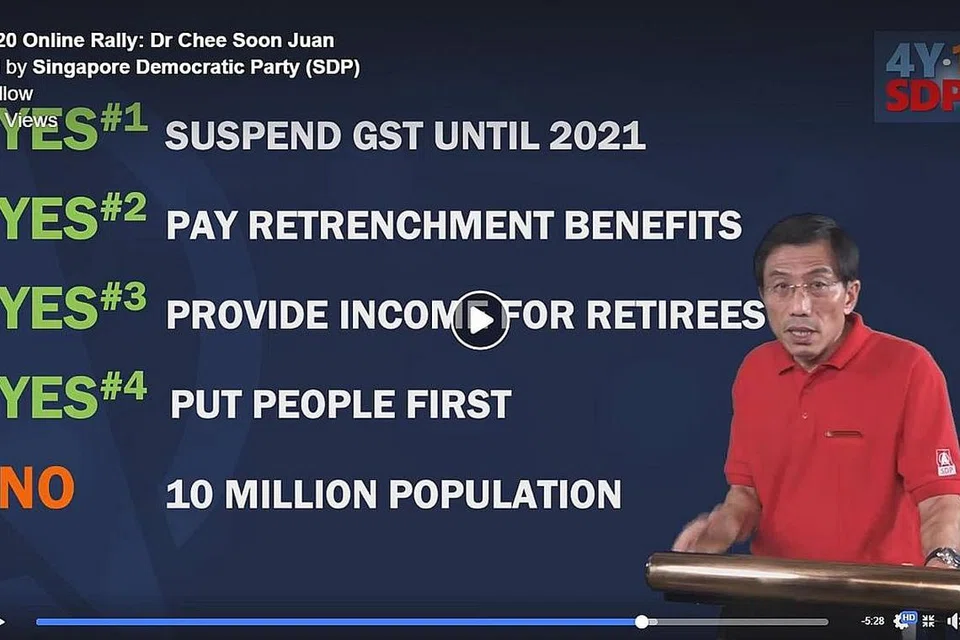 LANCAR MANIFESTO: Manifesto PAP yang dilancarkan PM Lee Hsien Loong, 'Kehidupan Kita, Pekerjaan Kita, Masa Depan Kita', beri tumpuan pada cara semua pihak bekerjasama untuk mengatasi krisis generasi ini; ketua WP, Encik Pritam Singh, berkata manifesto parti itu, 'Pastikan Undi Anda Berkesan', mahukan AP pembangkang bagi memperkukuh demokrasi Singapura; (atas) ketua SDP, Dr Chee Soon Juan, berkata manifesto parti itu, 'Jalan Ke Hadapan', merangkumi responsnya terhadap situasi pandemik Covid-19; ketua PSP, Dr Tan Cheng Bock, berkata manifesto partinya, 'Anda Layak Terima Lebih Baik', menetapkan visinya dalam tiga bidang utama, iaitu pembangunan ekonomi, pembangunan sosial dan pembangunan politik; - Foto-foto PAP, WP, PSP dan SDP