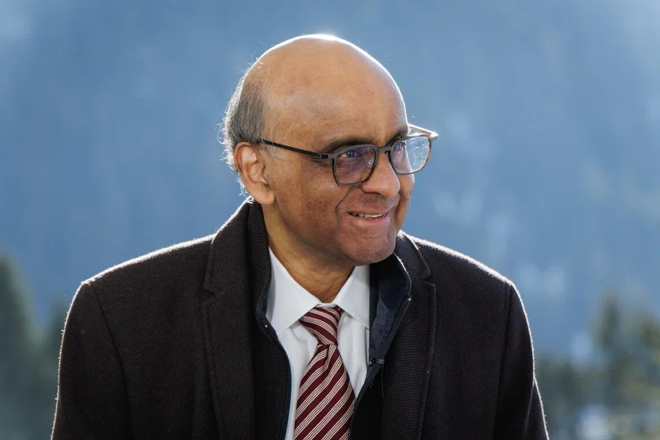 Tharman, Presiden, AI, Davos