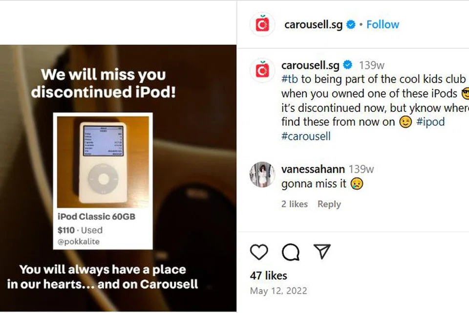 Aplikasi seperti Carousell membolehkan anda menjual pakaian terpakai secara langsung kepada pembeli, memberi peluang untuk memperoleh wang tambahan sambil menyokong kelestarian dengan mengurangkan pembaziran.