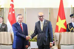 MOU, S’pura, Vietnam, taman perindustrian baru, Tuan Presiden, Presiden Tharman Shanmugaratnam, To Lam