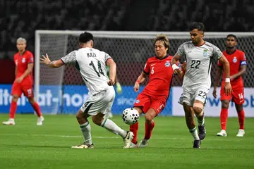 bola sepak, Singa, kelayakan Piala Asia, perlawanan persahabatan