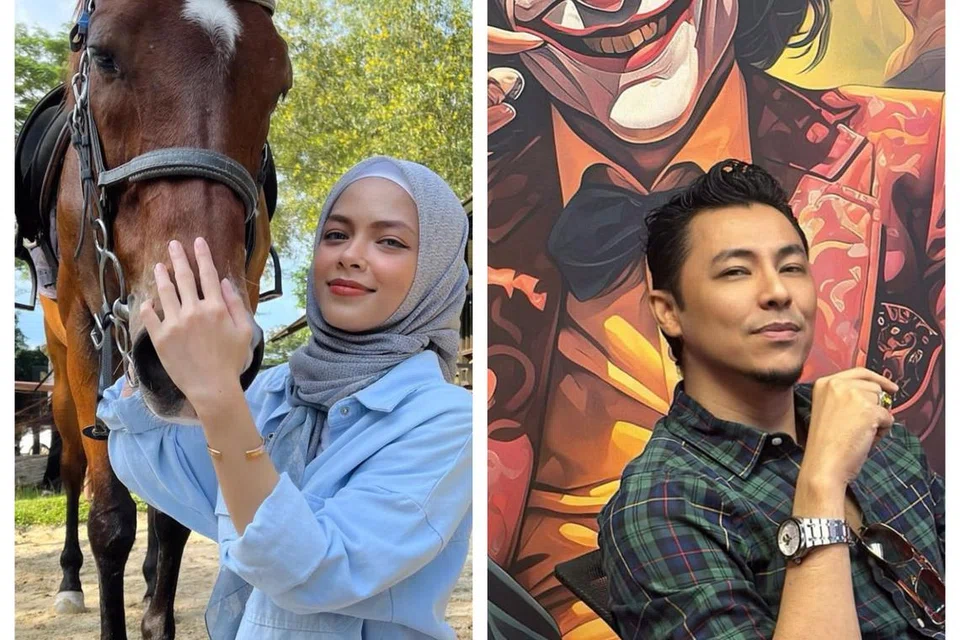 Ira Kazar (kiri) dan Syamsul Yusof saling bersaing memuatnaikkan foto-foto di Instagram, seakan memberi gambaran mereka meneruskan kehidupan seperti biasa walaupun berita tentang perceraian tular di media sosial.