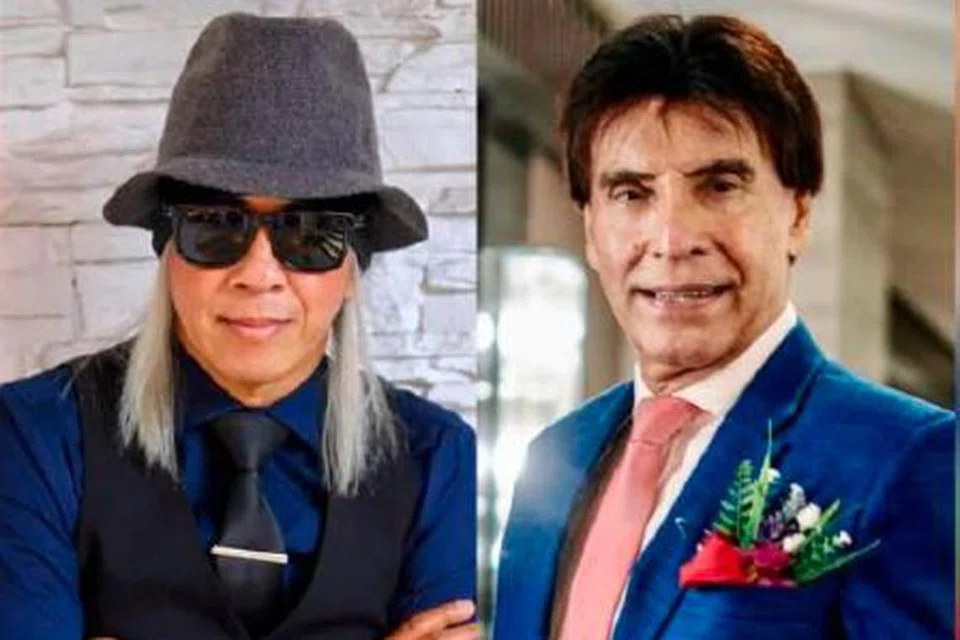 Pengerusi Yayasan Kebajikan Artis Tempatan, Datuk DJ Dave (kanan), bersyukur melihat keadaan penyanyi, Jay Jay, mampu tersenyum ketika melawatnya di hospital. 